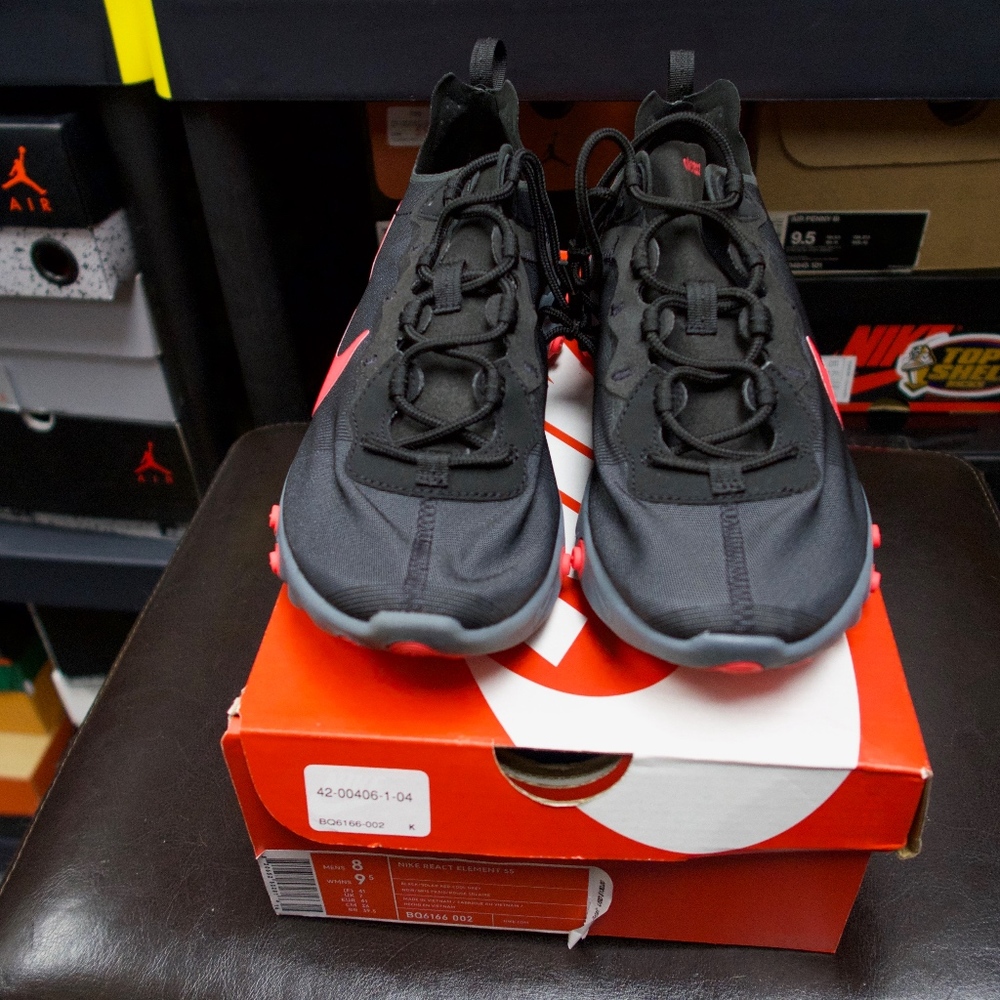 Nike React Element 55 Size 8 Og Retro Vtg Vintage - image 3